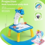 Дъска за Рисуване с Прожектор за Проектиране на Картинки и Плот за Рисуване с 12 Флумастера Делфинче със Крака 26×22×10